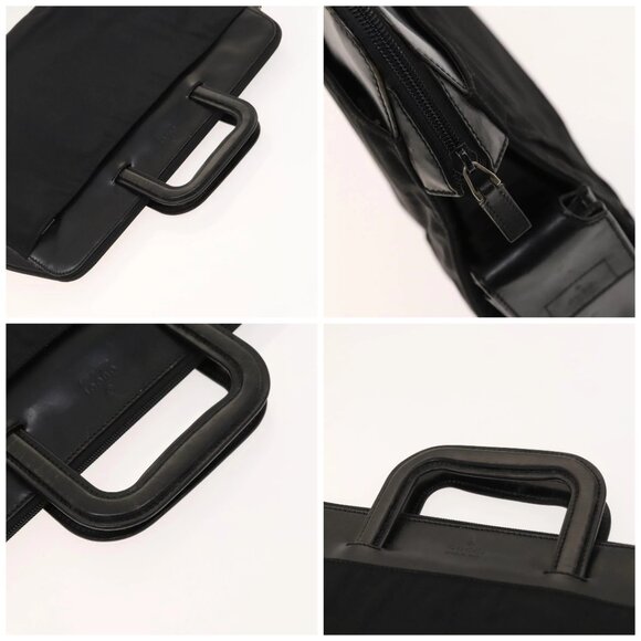 GUCCI Hand Bag Nylon Black Silver 015 3707 Auth 118899 - Picture 16 of 16